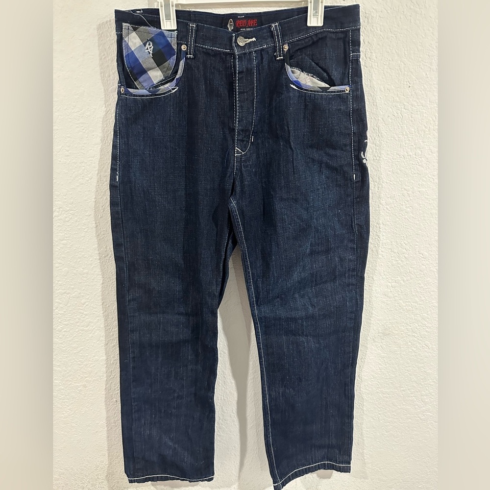 Red ape jeans